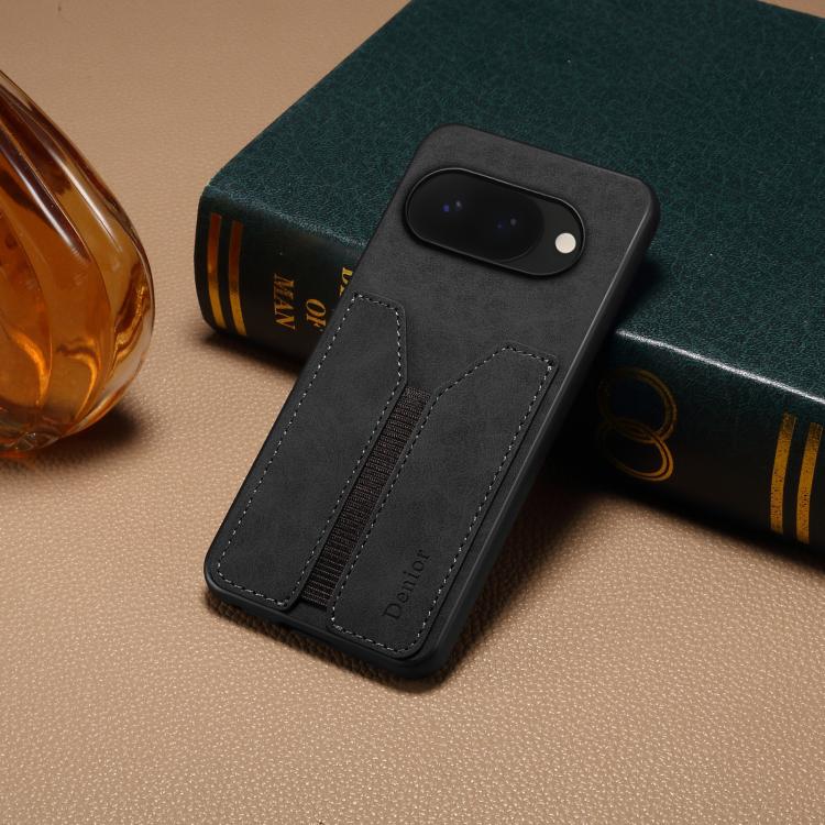 For Google Pixel 10a Denior D07 DV Elastic Card Slot PU Back Cover Phone Case