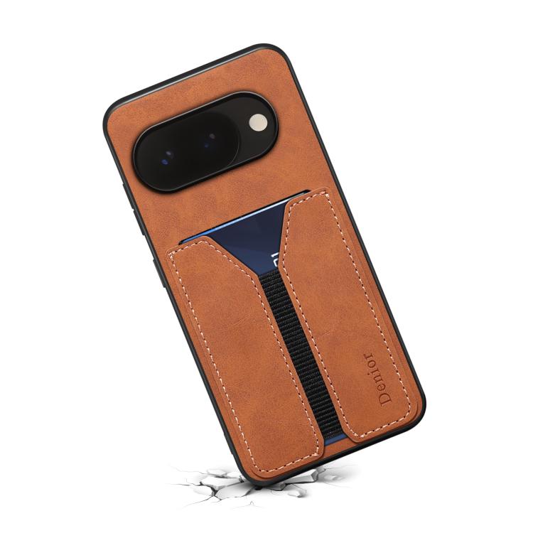 For Google Pixel 10a Denior D07 DV Elastic Card Slot PU Back Cover Phone Case