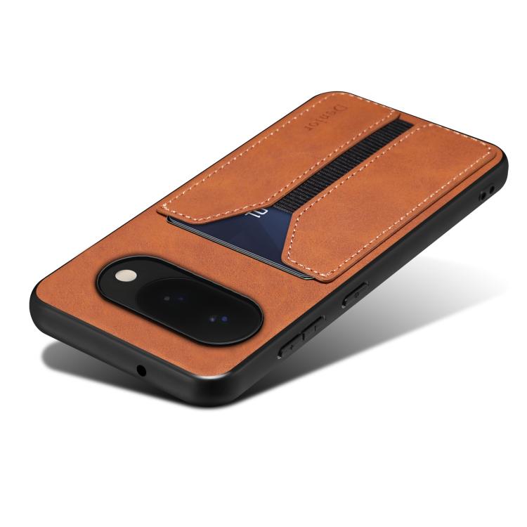 For Google Pixel 10a Denior D07 DV Elastic Card Slot PU Back Cover Phone Case