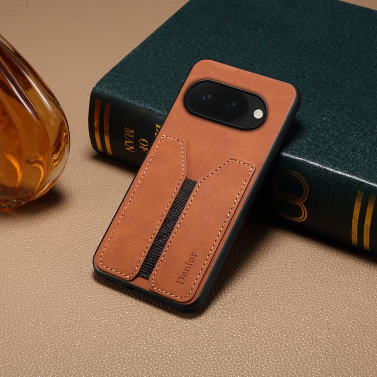 For Google Pixel 10a Denior D07 DV Elastic Card Slot PU Back Cover Phone Case