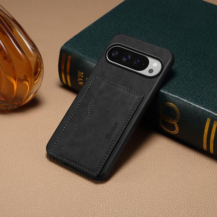 For Google Pixel 10 Pro XL Denior D08 PU Single Card Slot Holder Phone Case
