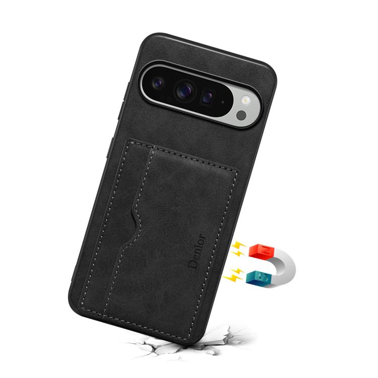 For Google Pixel 10 Pro XL Denior D08 PU Single Card Slot Holder Phone Case