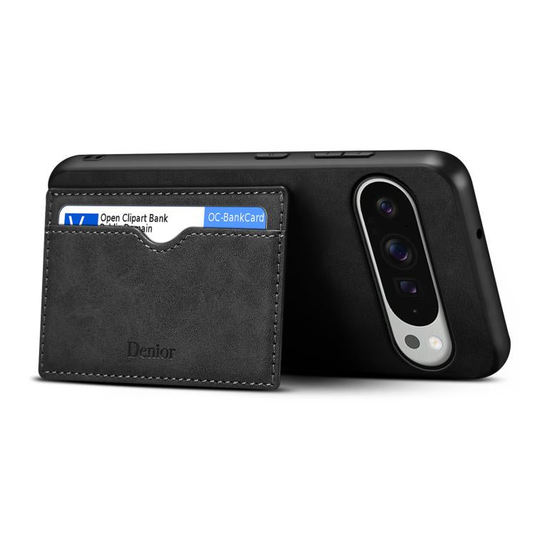 For Google Pixel 10 Pro XL Denior D08 PU Single Card Slot Holder Phone Case
