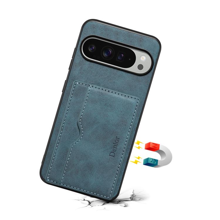 For Google Pixel 10 Pro XL Denior D08 PU Single Card Slot Holder Phone Case