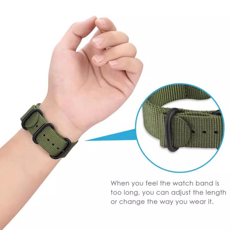 For Huawei Watch D2 xDfind Ring Buckle Nylon Canvas Watch Band