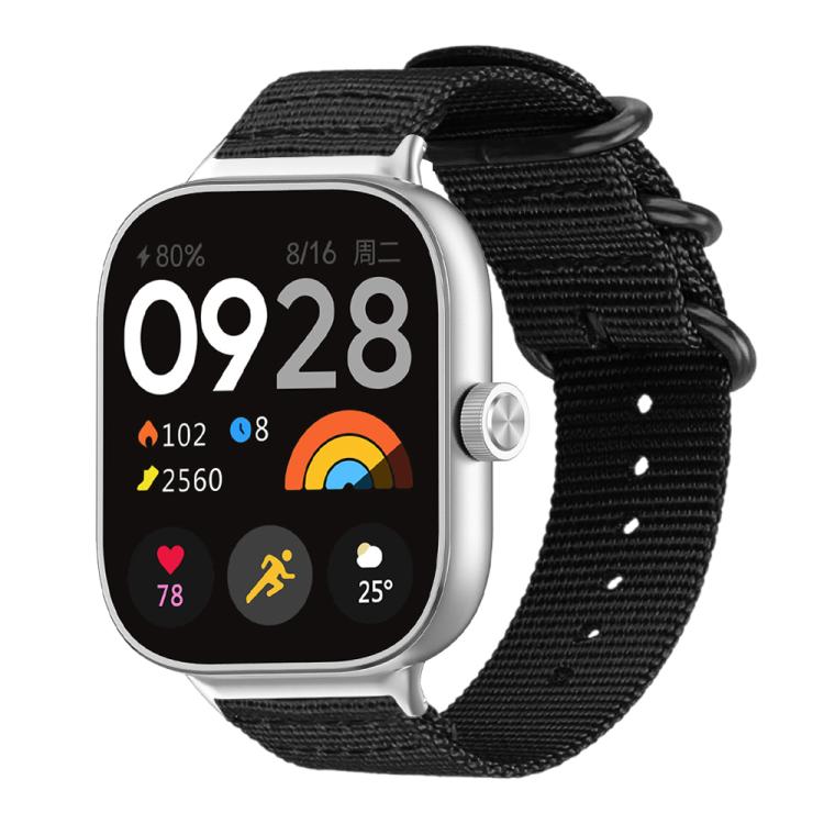 For Xiaomi Band 10 Pro/9 Pro/Redmi Watch 6/5/4 xDfind Ring Buckle Nylon Canvas Watch Band