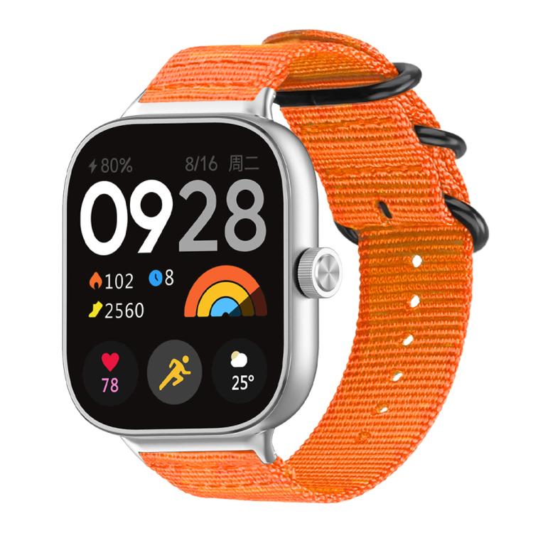 For Xiaomi Band 10 Pro/9 Pro/Redmi Watch 6/5/4 xDfind Ring Buckle Nylon Canvas Watch Band