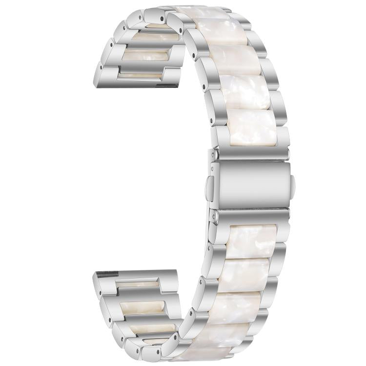 22mm xDfind Three Beads Metal Resin Watch Band
