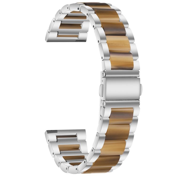 22mm xDfind Three Beads Metal Resin Watch Band