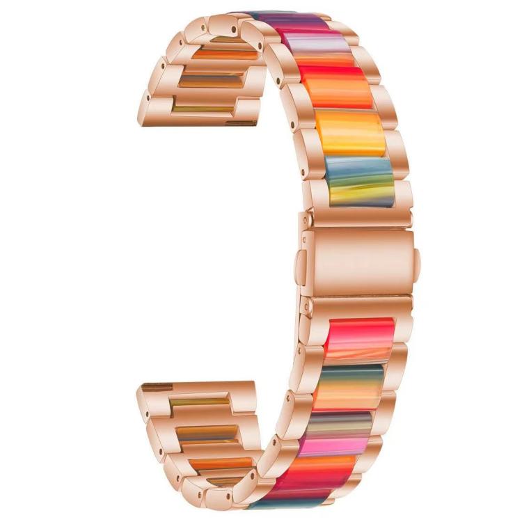 22mm xDfind Three Beads Metal Resin Watch Band