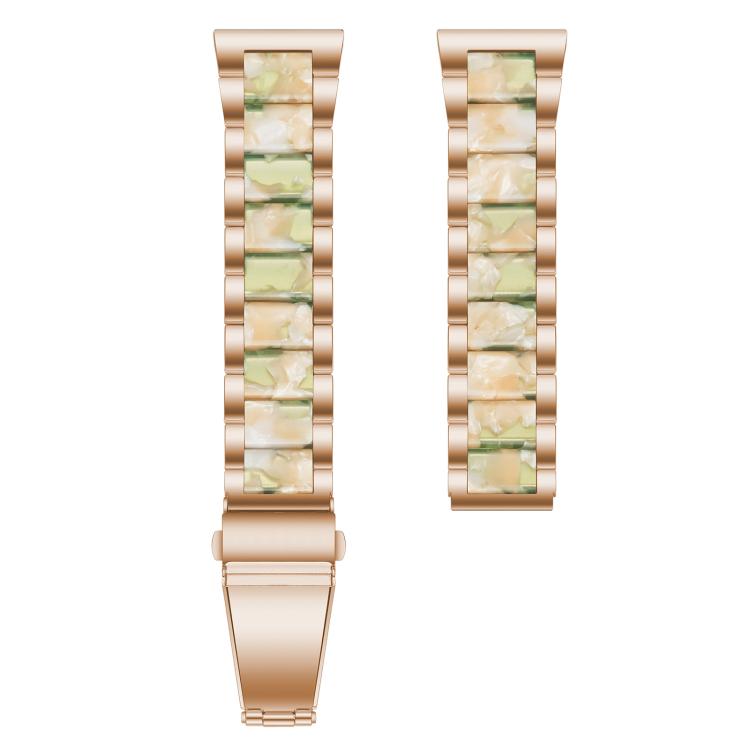 22mm xDfind Three Beads Metal Resin Watch Band