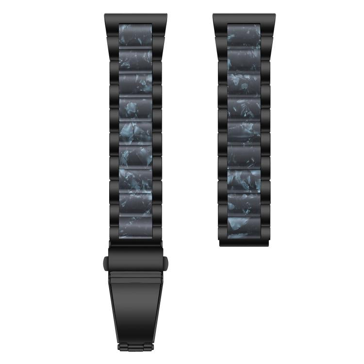 22mm xDfind Three Beads Metal Resin Watch Band