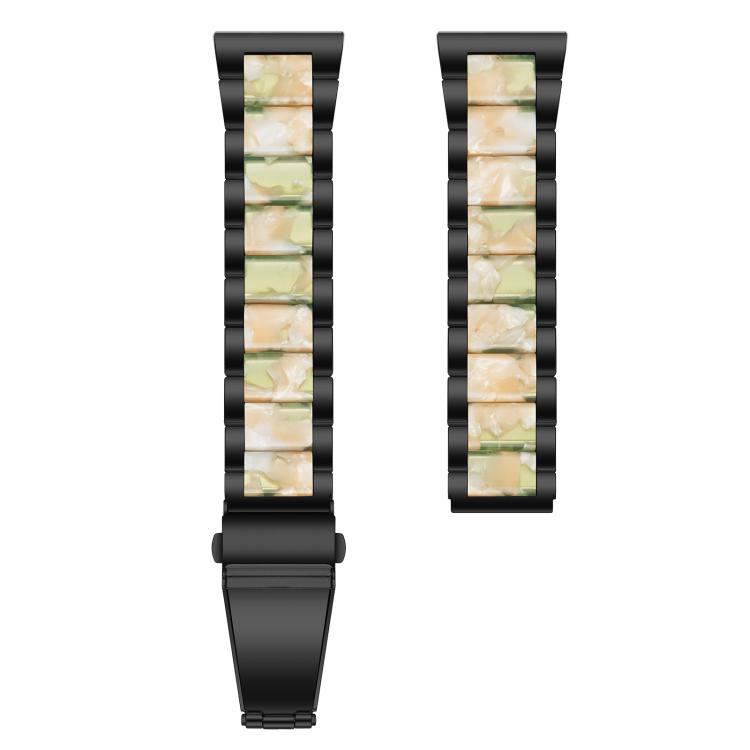 22mm xDfind Three Beads Metal Resin Watch Band