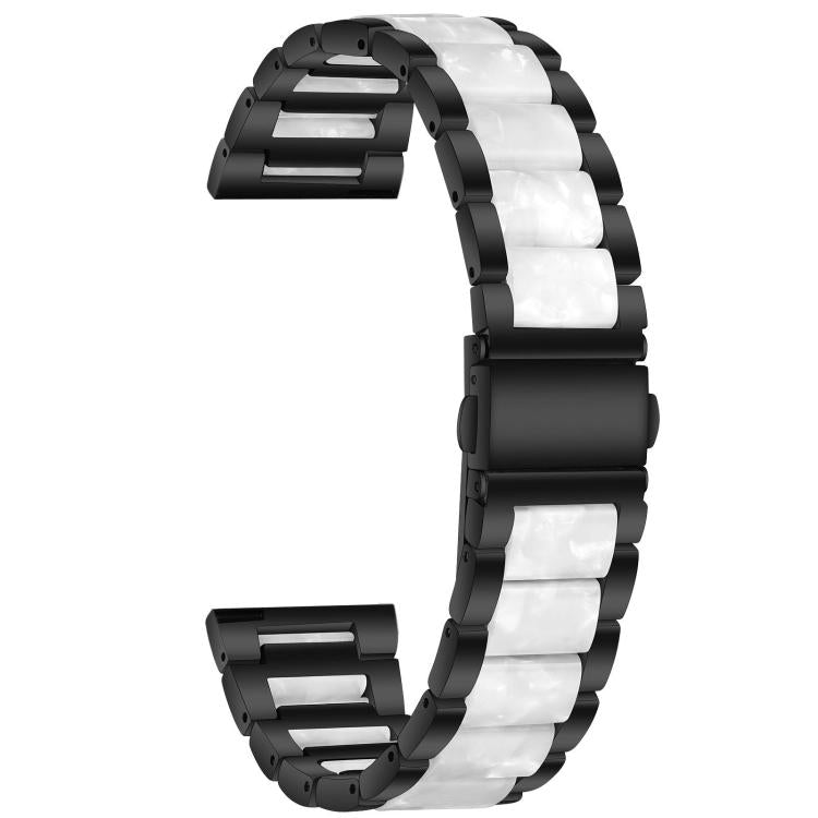 22mm xDfind Three Beads Metal Resin Watch Band