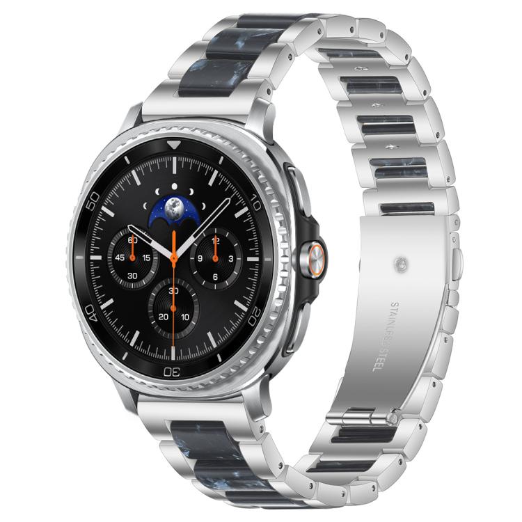 For Samsung Galaxy Watch8 / 8 Classic xDfind Three Beads Metal Resin Watch Band
