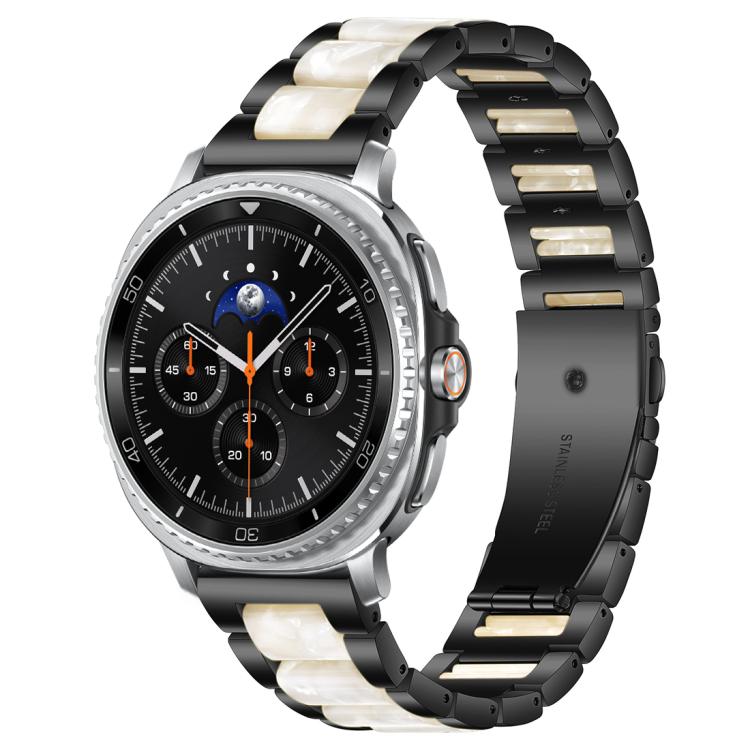 For Samsung Galaxy Watch8 / 8 Classic xDfind Three Beads Metal Resin Watch Band