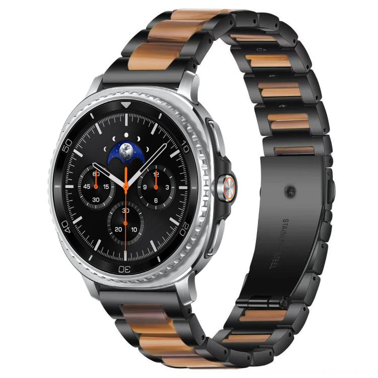 For Samsung Galaxy Watch8 / 8 Classic xDfind Three Beads Metal Resin Watch Band