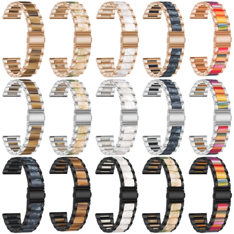 For Redmi Watch 3 xDfind Three Beads Metal Resin Watch Band