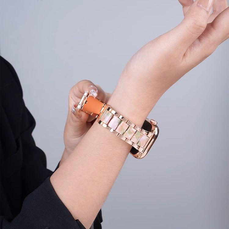 For Redmi Watch 3 xDfind Three Beads Metal Resin Watch Band