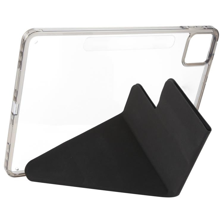 For Xiaomi Pad 7 / 7 Pro Magnetic Detachable Dual-Clasp Acrylic Deformation Leather Tablet Case