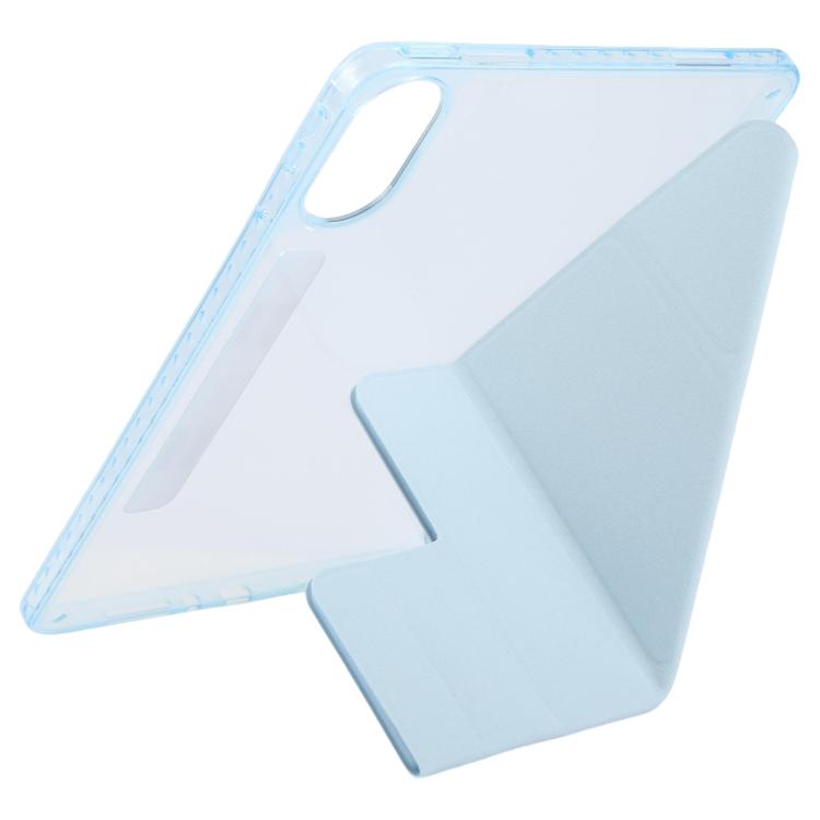 For Xiaomi Redmi Pad 2 2025 Magnetic Detachable Dual-Clasp Acrylic Deformation Leather Tablet Case