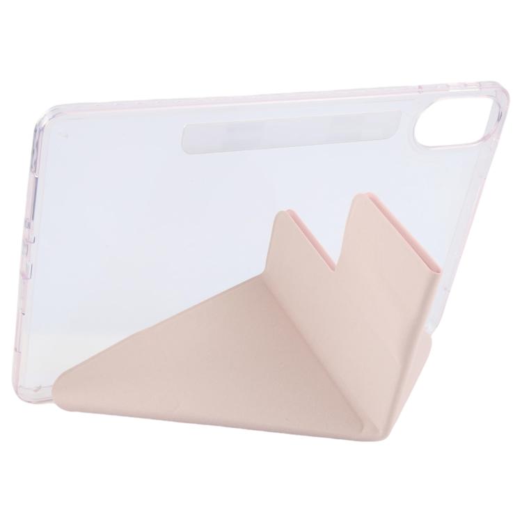For Xiaomi Redmi Pad 2 2025 Magnetic Detachable Dual-Clasp Acrylic Deformation Leather Tablet Case