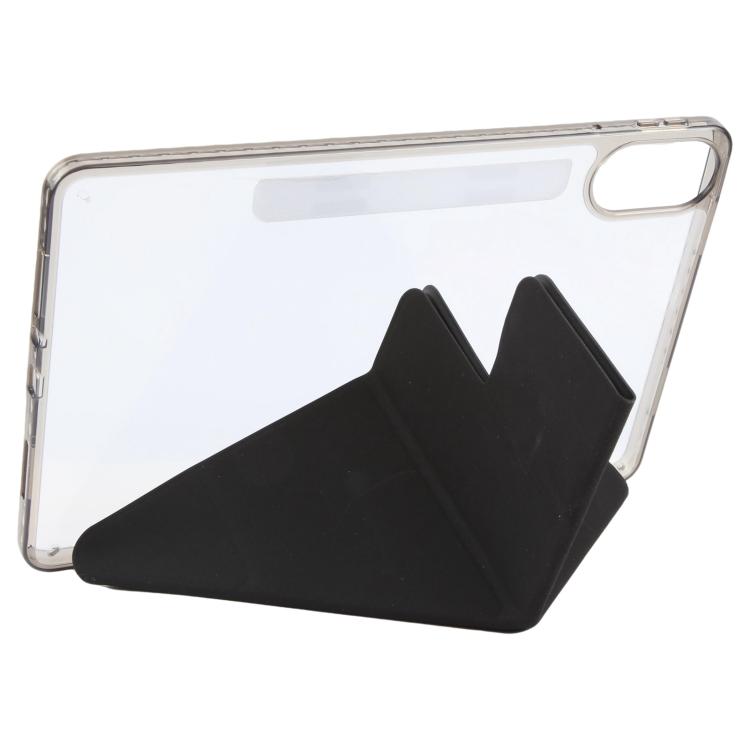 For Xiaomi Redmi Pad 2 2025 Magnetic Detachable Dual-Clasp Acrylic Deformation Leather Tablet Case
