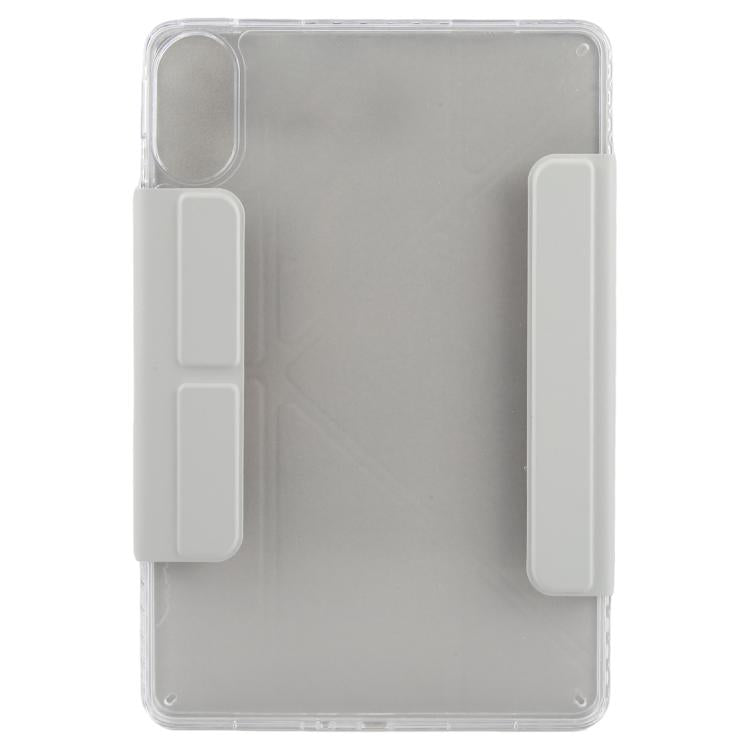 For Xiaomi Redmi Pad 2 2025 Magnetic Detachable Dual-Clasp Acrylic Deformation Leather Tablet Case