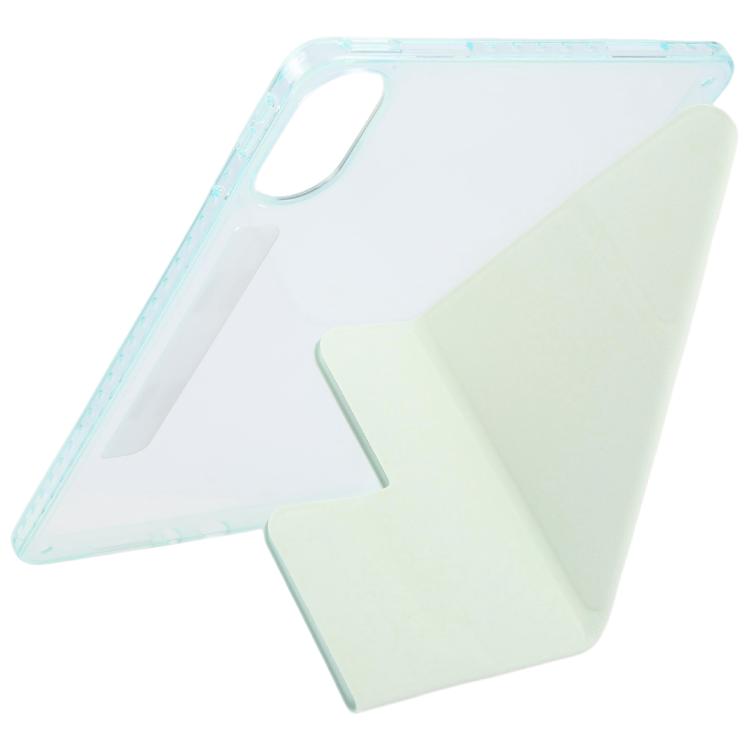 For Xiaomi Redmi Pad 2 2025 Magnetic Detachable Dual-Clasp Acrylic Deformation Leather Tablet Case