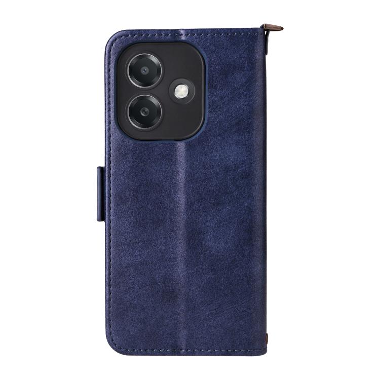 For OPPO A3x 5G India / A3 / A3x / A40 4G Multi-card Slots Crossbody Cowhide Leather Phone Case