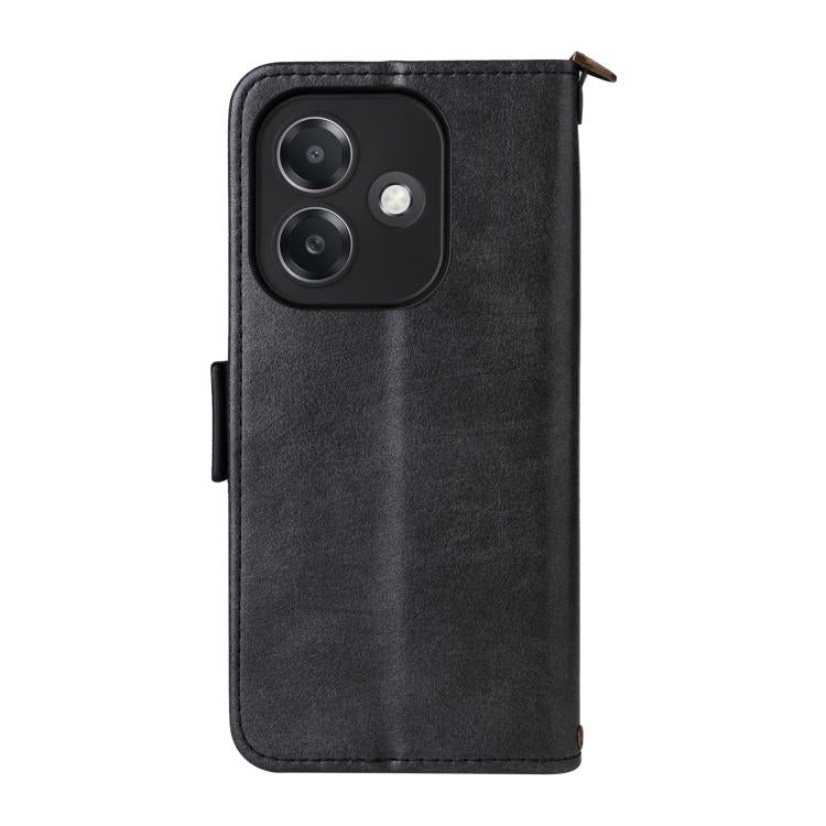 For OPPO A3x 5G India / A3 / A3x / A40 4G Multi-card Slots Crossbody Cowhide Leather Phone Case