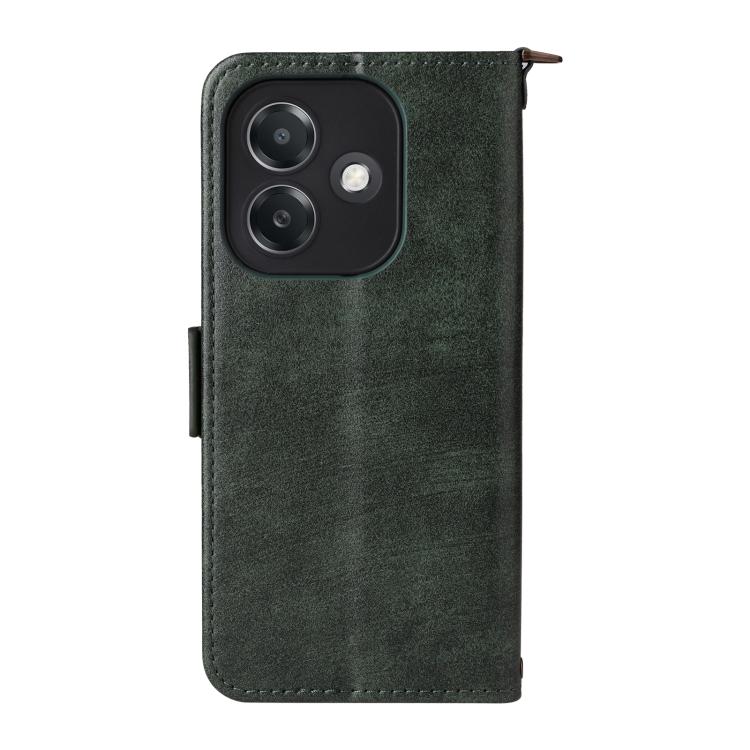 For OPPO A3x 5G India / A3 / A3x / A40 4G Multi-card Slots Crossbody Cowhide Leather Phone Case