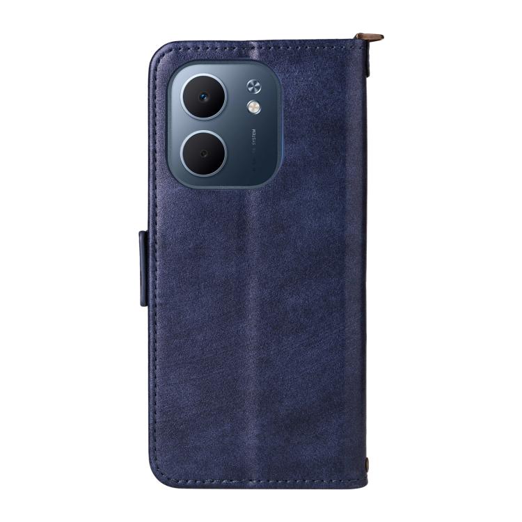 For OPPO A5x 5G / 4G Multi-card Slots Crossbody Cowhide Leather Phone Case