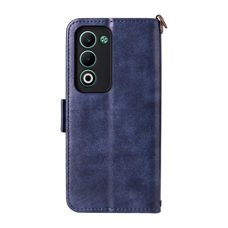 For OPPO A5 5G / 4G Global Multi-card Slots Crossbody Cowhide Leather Phone Case