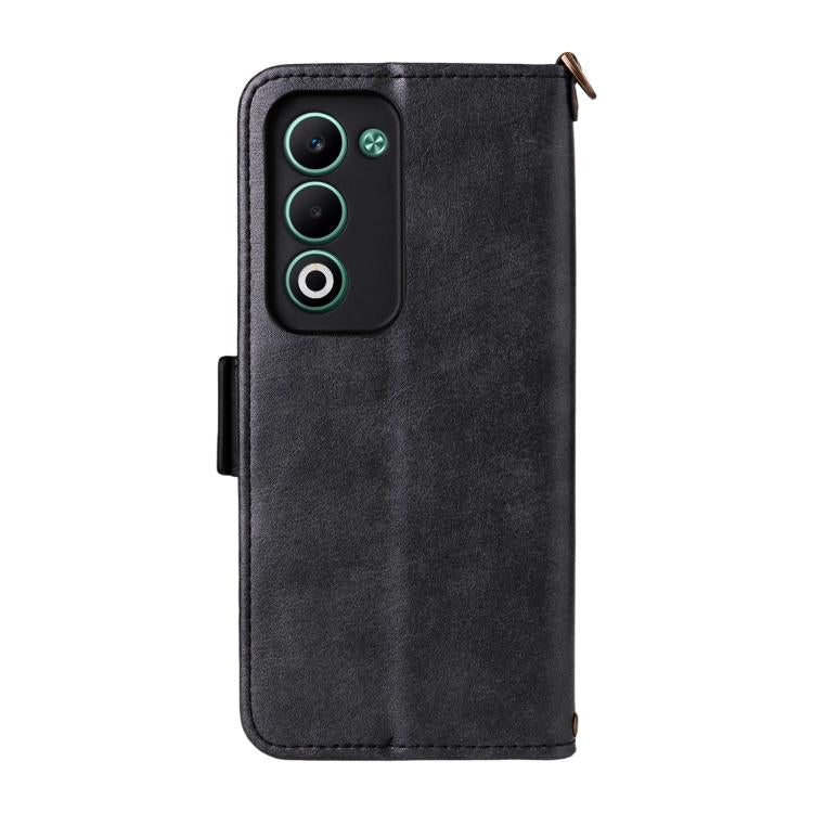 For OPPO A5 5G / 4G Global Multi-card Slots Crossbody Cowhide Leather Phone Case