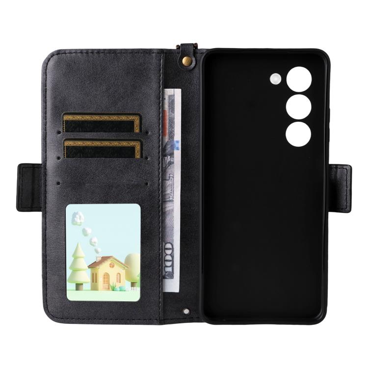 For OPPO A5 5G / 4G Global Multi-card Slots Crossbody Cowhide Leather Phone Case