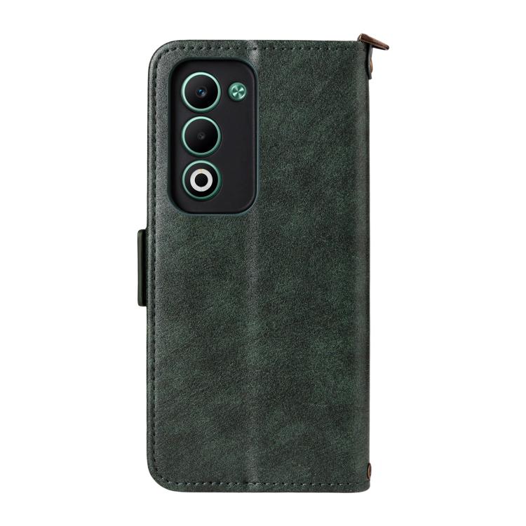 For OPPO A5 5G / 4G Global Multi-card Slots Crossbody Cowhide Leather Phone Case