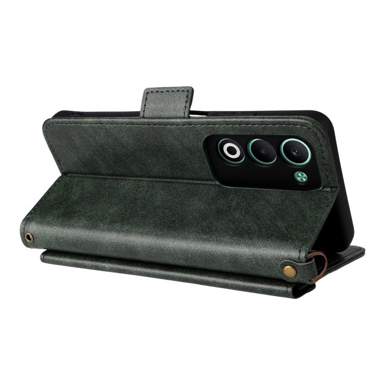 For OPPO A5 5G / 4G Global Multi-card Slots Crossbody Cowhide Leather Phone Case