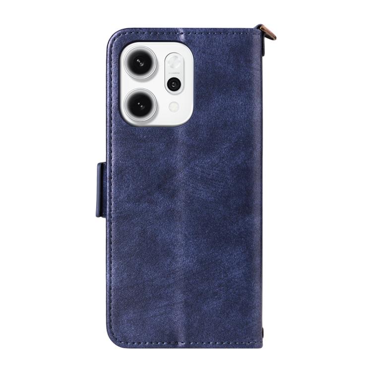 For OPPO Reno14 Pro 5G Multi-card Slots Crossbody Cowhide Leather Phone Case