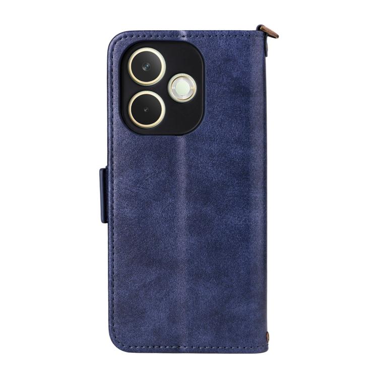 For OPPO A5 Pro 5G / 4G Global Multi-card Slots Crossbody Cowhide Leather Phone Case