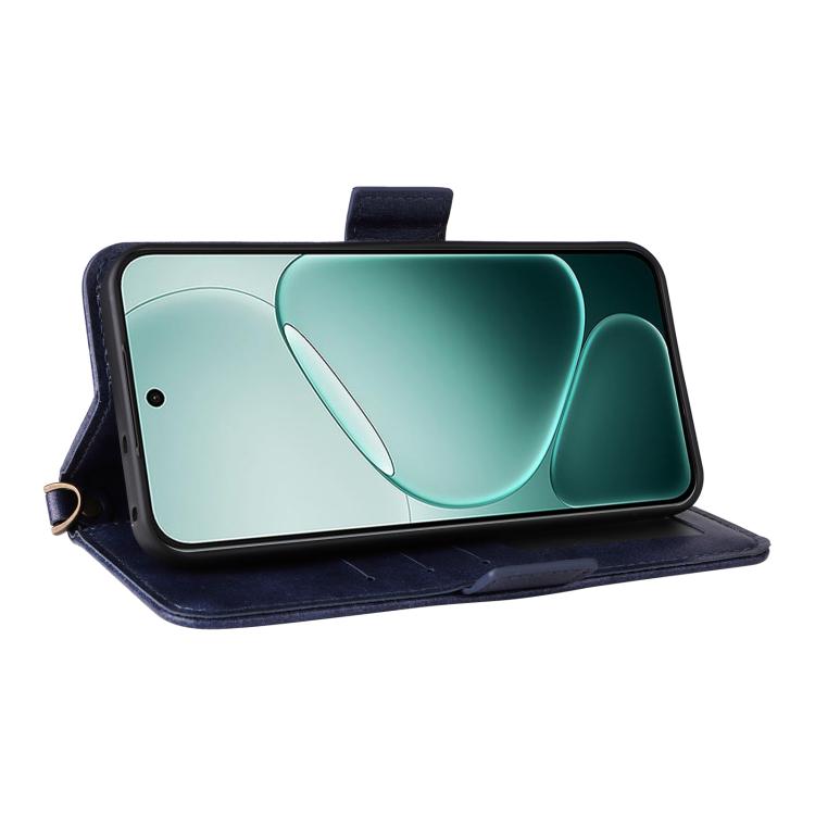 For OPPO A6 Pro Global Multi-card Slots Crossbody Cowhide Leather Phone Case