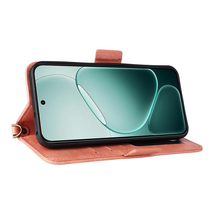 For OPPO A6 Pro Global Multi-card Slots Crossbody Cowhide Leather Phone Case