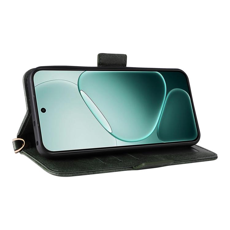 For OPPO A6 Pro Global Multi-card Slots Crossbody Cowhide Leather Phone Case