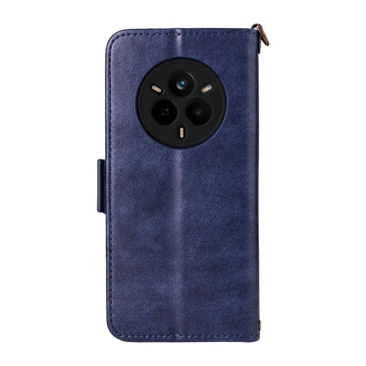 For Realme 14 Pro 5G / Narzo 80 Pro Multi-card Slots Crossbody Cowhide Leather Phone Case