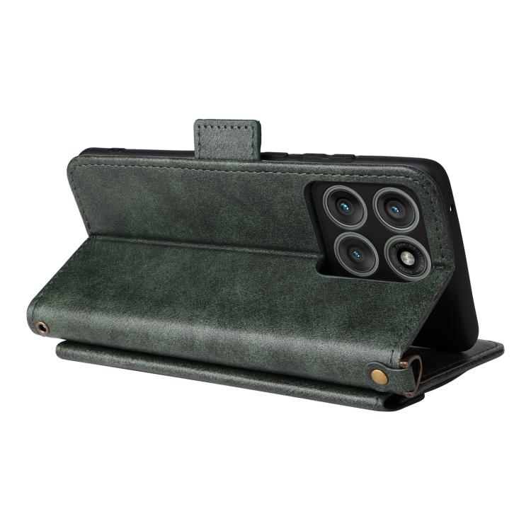 For Motorola Edge 60 Pro / 60s Pro 5G Multi-card Slots Crossbody Cowhide Leather Phone Case