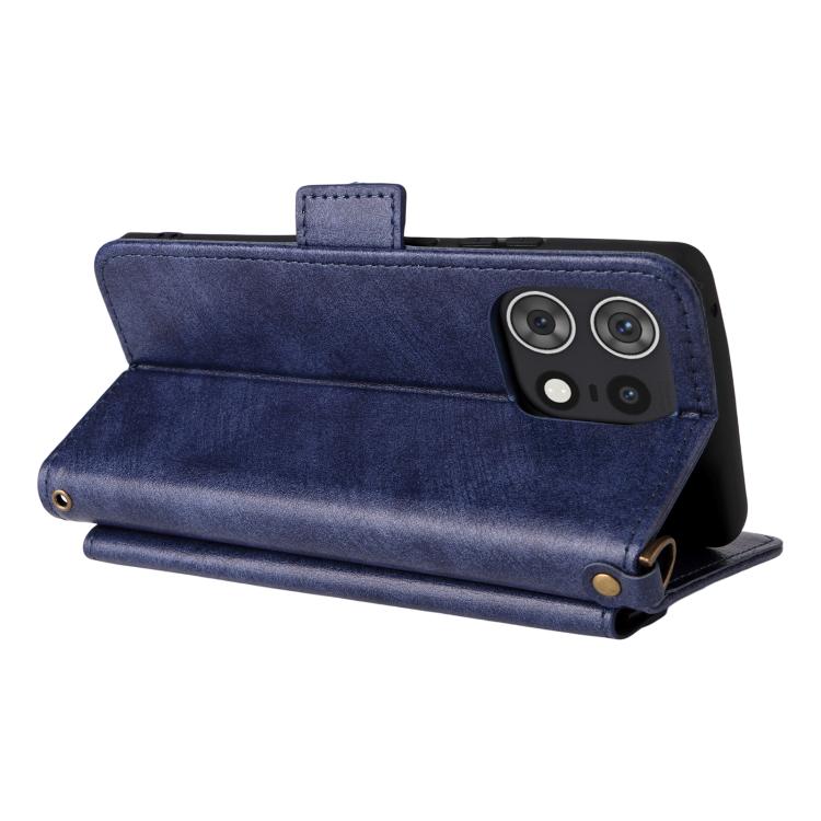 For Motorola Edge 50 Pro Multi-card Slots Crossbody Cowhide Leather Phone Case