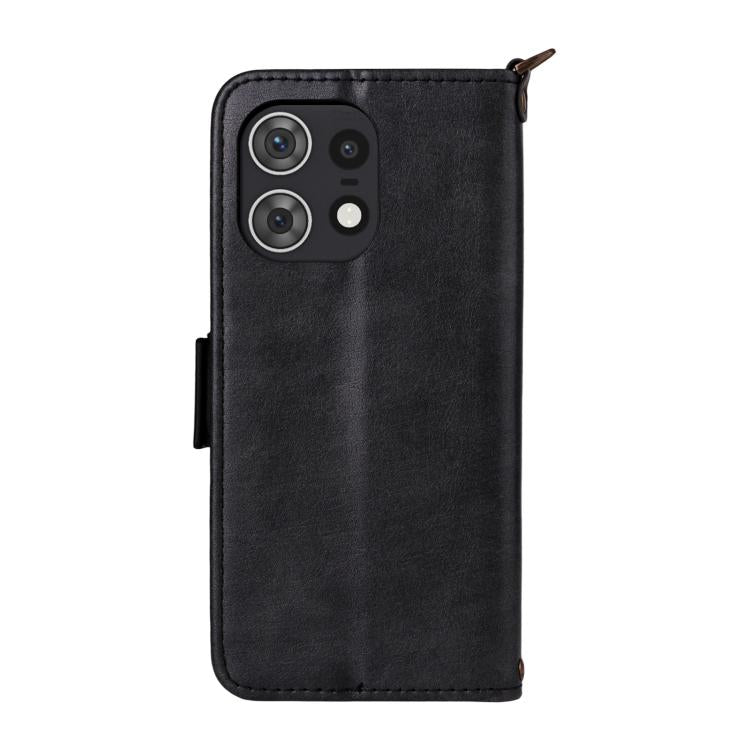 For Motorola Edge 50 Pro Multi-card Slots Crossbody Cowhide Leather Phone Case