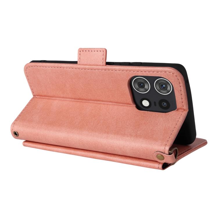 For Motorola Edge 50 Pro Multi-card Slots Crossbody Cowhide Leather Phone Case
