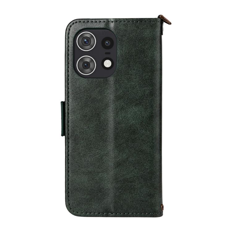 For Motorola Edge 50 Pro Multi-card Slots Crossbody Cowhide Leather Phone Case