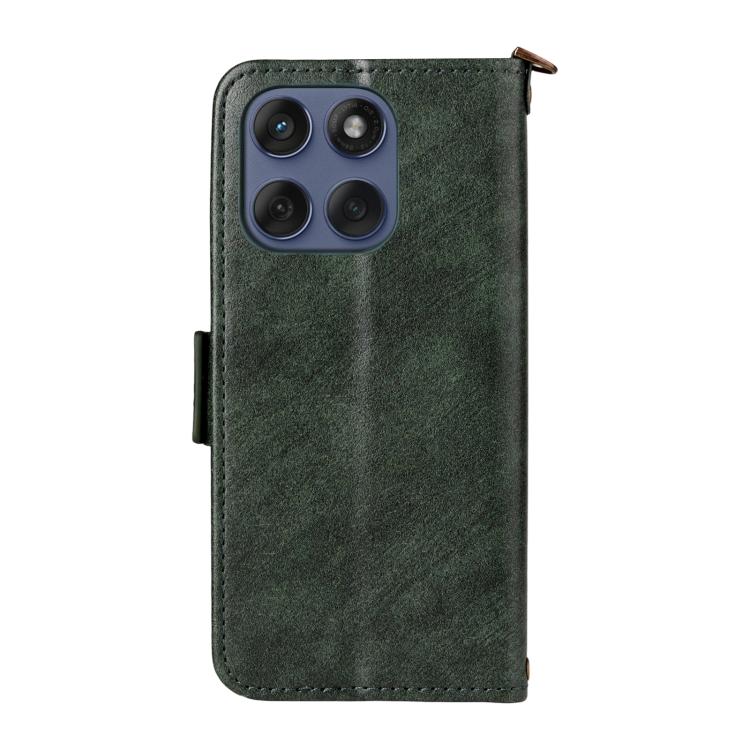 For Motorola Edge 60 Fusion Multi-card Slots Crossbody Cowhide Leather Phone Case